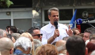 Μητσοτάκης από Ζωγράφου: Την Κυριακή όλη η πατρίδα μας θα είναι γαλάζια