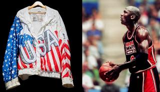 Σε δημοπρασία το «μισητό» σακάκι του Τζόρνταν από τους Ολυμπιακούς του '92