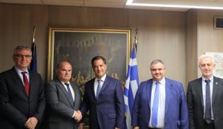 Γεωργιάδης: Θα δώσουμε λύσεις σε χρονίζοντα προβλήματα - Συνάντηση με τη ΓΣΕΒΕΕ
