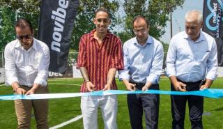 Η Novibet παραδίδει στους πολίτες των Σερρών το νέο γήπεδο ποδοσφαίρου “Κώστας Τσιμίκας”