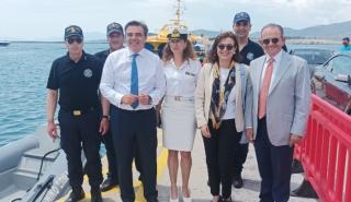 O Mαργαρίτης Σχοινάς επισκέφθηκε τον ΟΛΒ και μίλησε για τις μεγάλες προοπτικές του λιμανιού