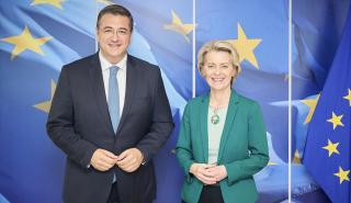 Συνάντηση φον ντερ Λάιεν - Τζιτζικώστα στις Βρυξέλλες