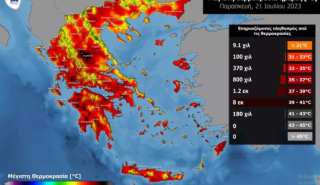 Ακραίος καύσωνας: 8 εκατ. άνθρωποι θα βιώσουν 39άρια και πάνω - SOS από Meteo