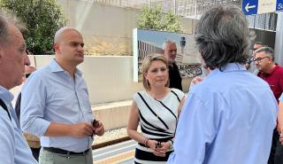 Υπ. Μεταφορών: Επίσκεψη της Χρ. Αλεξοπούλου και του Γ. Ξιφαρά στον Προαστιακό από το Αεροδρόμιο μέχρι τον Πειραιά