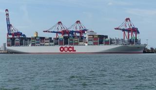 OOCL Piraeus: Στις εγκαταστάσεις της PCT στο Νέο Ικόνιο το μεγαλύτερο Container ship στον κόσμο