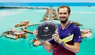 Μαθήματα τένις με τον Ντανιίλ Μεντβέντεφ προσφέρει ξενοδοχείο στις Μαλδίβες