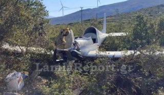 Έπεσε μονοκινητήριο αεροπλάνο στη Θήβα - Νεκρός ο χειριστής