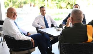 Συνάντηση Ν. Δένδια με τον Κύπριο ομόλογό του