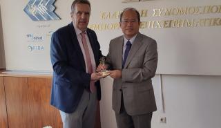 ΕΣΕΕ: Η ενίσχυση του διμερούς εμπορίου Ελλάδας-Κίνας στη συνάντηση με τον Πρέσβη της Κίνας