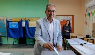 Άσκησε το εκλογικό του δικαίωμα ο υποψήφιος περιφερειάρχης Αττικής, Γιώργος Ιωακειμίδης
