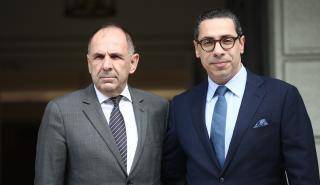Συνάντηση Γεραπετρίτη - Κόμπου: Στενός συντονισμός και συνεργασία Ελλάδας - Κύπρου