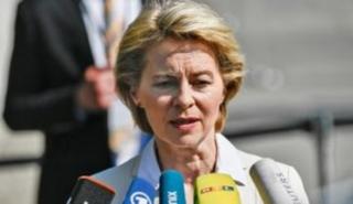 Ουκρανία: Στο Κίεβο η Ούρσουλα φον ντερ Λάιεν στο Κίεβο