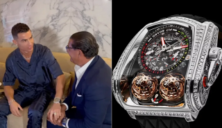 Χειροποίητο και με 344 διαμάντια το νέο ρολόι του Ρονάλντο με τιμή 1,3 εκατ. δολαρίων