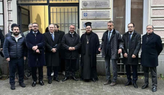 Επίσκεψη Σταϊκούρα στο «Κεστεκίδειο» Ελληνικό Σχολείο των Βρυξελλών