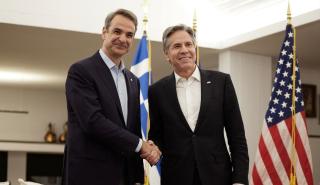 Μητσοτάκης σε Μπλίνκεν: Είναι πολύ σημαντικό να ενισχύουμε τις διμερείς μας σχέσεις ως σύμμαχοι