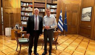 Τετ α τετ Μητσοτάκη - Μεϊμαράκη στο Μαξίμου ενόψει ευρωεκλογών