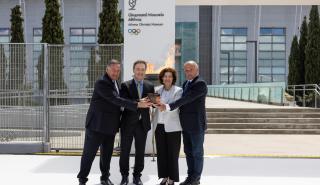 Lamda για Ολυμπιακό Μουσείο Αθήνας: Μέρος του ταξιδιού της Ολυμπιακής Φλόγας και της διαδρομής της Ολυμπιακής Λαμπαδηδρομίας