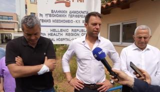 Επίσκεψη Κασσελάκη στο Νοσοκομείο Ιεράπετρας