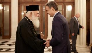 Συνάντηση Μητσοτάκη με τον αρχιεπίσκοπο Ιερώνυμο