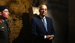 Στο Οχυρό Ρούπελ για την επιμνημόσυνη δέηση για τους πεσόντες ο Ν. Δένδιας