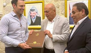 Κασσελάκης από Βηθλεέμ: Ξεκάθαρο μήνυμα αλληλεγγύης στον παλαιστινιακό λαό