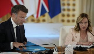 Κοινό ανακοινωθέν Μελόνι - Mακρόν μετά τη συνάντηση στη Ρώμη