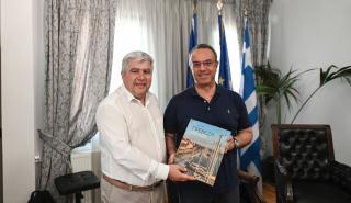 Σταϊκούρας: Συνάντηση εργασίας με τον Δήμαρχο Πρέβεζας