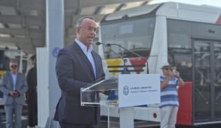Σταϊκούρας: Ο νέος σταθμός φόρτισης ηλεκτρικών λεωφορείων αποτελεί μια νευραλγική υποδομή για τον ΟΑΣΘ