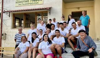 Θεσσαλία: To JennyGr και το Humanity Greece ανακαίνισαν το Κοινοτικό Γραφείο του χωριού Μεταμόρφωση 