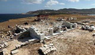 ΥΠΠΟ: Συνεχίστηκε και φέτος η ανασκαφή στο Ιερό του Απόλλωνα στη θέση Μάντρα Δεσποτικού και στη νησίδα Τσιμηντήρι