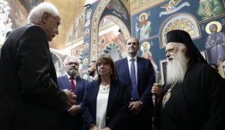 Την Παναγία Σουμελά, στην Καστανιά Ημαθίας επισκέφθηκε η Κ. Σακελλαροπούλου