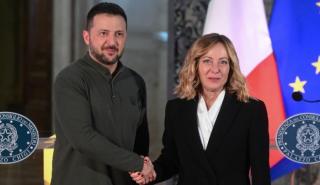 Ιταλία: Συνάντηση Μελόνι με τον Ουκρανό πρόεδρο Ζελένσκι
