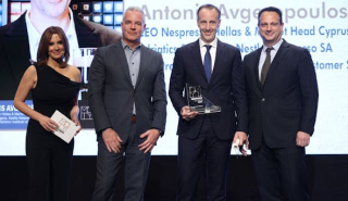 Manager of the Υear 2024 o Αντώνης Αυγερόπουλος, CEO Nespresso, ομίλου Nestle