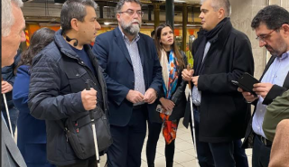 Αυτοψία Οικονόμου σε Μετρό και λεωφορεία μαζί με τις Ομοσπονδίες Τυφλών