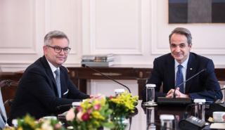 Συνάντηση Μητσοτάκη - Μπρίνερ: Ικανοποίηση για την πρόοδο στην ευρωπαϊκή μεταναστευτική πολιτική