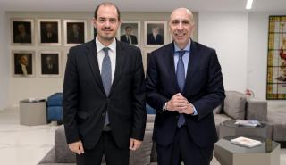 Συνάντηση Μπρατάκου - Κώτσηρα: Σταθερό και προβλέψιμο φορολογικό πλαίσιο για μια ανταγωνιστική οικονομία
