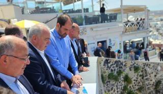 Επίσκεψη του Γ. Κεφαλογιάννη στη Σαντορίνη – Σύσκεψη με τοπικούς φορείς και αυτοψία στο νησί
