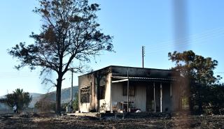 Οριοθετήθηκε η πυρκαγιά στην Παλαιά Φώκαια - Σε επιφυλακή οι επίγειες δυνάμεις