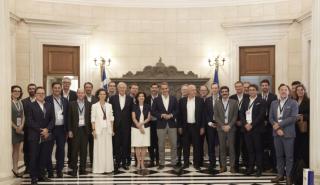 Συνάντηση Μητσοτάκη με αντιπροσωπεία του MEDEF