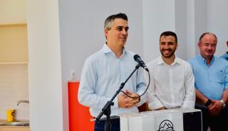Ο Χρίστος Δήμας στα εγκαίνια του νέου Διθέσιου Νηπιαγωγείου στο Παράλιο Άστρος