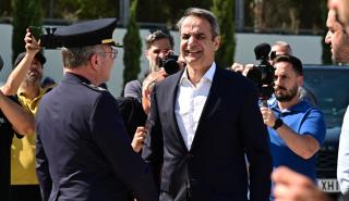 Στο ΟΑΚΑ ο πρωθυπουργός για την παράδοση νέων οχημάτων στο Πυροσβεστικό Σώμα