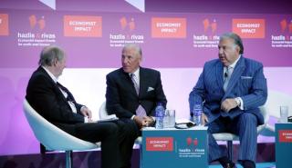 Economist Impact: Ζωηρή συζήτηση ανάμεσα σε οικονομολόγο και Ελληνοαμερικάνο επιχειρηματία