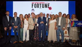 LAMDA Development: Στην 5η θέση της λίστας FORTUNE Most Admired Companies στην Ελλάδα