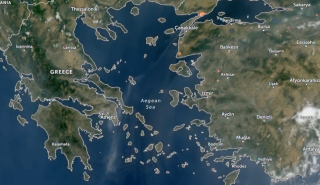 AtmoHub: Μεταφορά καπνού στην Ελλάδα από πυρκαγιές στη βορειοδυτική Τουρκία