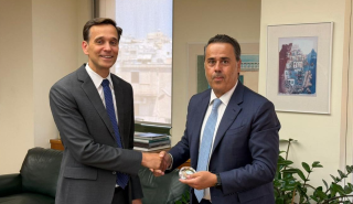 ΥΠΕΝ: Συνάντηση Σ. Παπασταύρου με τον νέο επιτετραμμένο της πρεσβείας των ΗΠΑ στην Αθήνα
