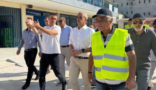 Στη Λέσβο ο Χρ. Δήμας - Επίσκεψη στο φράγμα Τσικνιά και σε σχολικά έργα