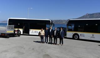 Βαρδινογιάννειο Ίδρυμα-Motor Oil: Δωρεά 2 ηλεκτρικών λεωφορείων και 3 ηλεκτρικών οχημάτων στον Δήμο Κορινθίων