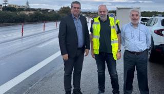 Αυτοψία Γ.Γ. Υποδομών στα έργα οδικής ασφάλειας στον ΒΟΑΚ