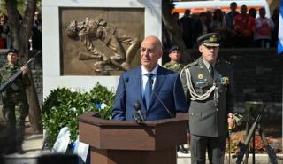 Δένδιας: Τιμάμε το παρελθόν αλλά υποχρέωσή μας είναι να σχεδιάζουμε το μέλλον