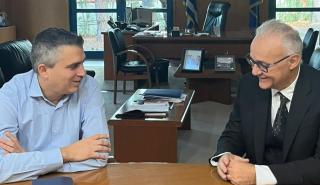 Συνάντηση Δήμα - Κυρανάκη με τον συντονιστή του Ευρωπαϊκού Διαδρόμου Μεταφορών «Βαλτικής – Μαύρης Θάλασσας – Αιγαίου»